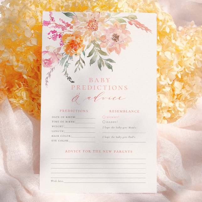 Previsões & Conselhos para Bebê Rosa Bege Floral P (Criador carregado)