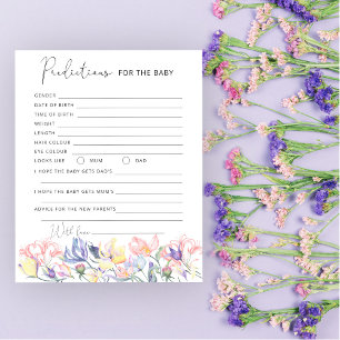 Previsões de flores silvestres aquáticas para o be