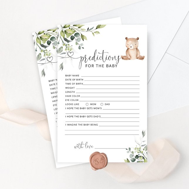 Previsões de ursos de Eucalipto para bebês (Criador carregado)