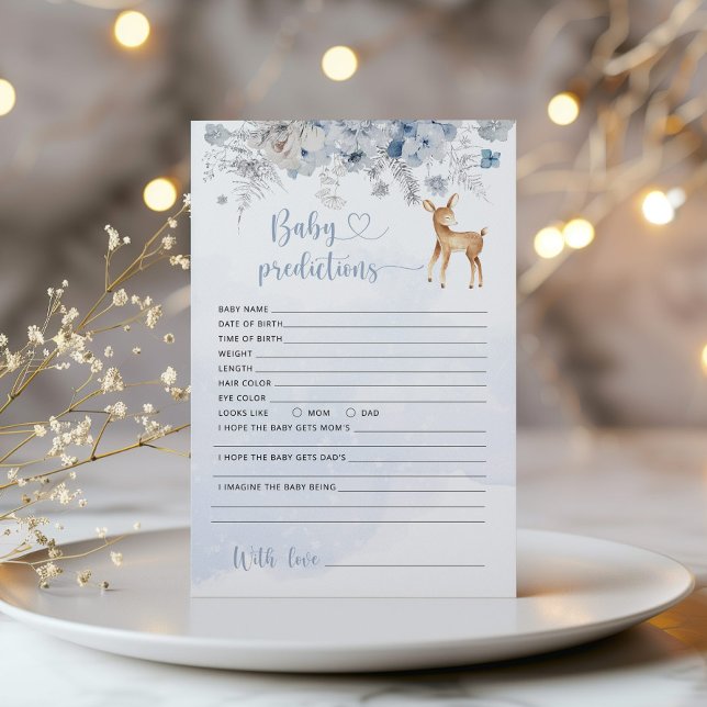 Previsões de veados de nabo azul para bebê (Criador carregado)