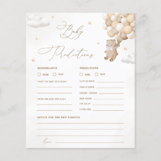 Previsões do Urso de Teddy e Jogo de Chá de fralda