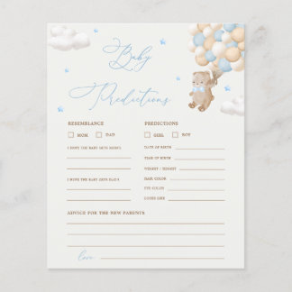 Previsões do Urso de Teddy e Jogo de Chá de fralda