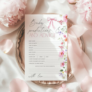 Previsões e conselhos Cartão de flor rosa Arco
