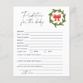 Previsões e conselhos para bebês no inverno de Nat