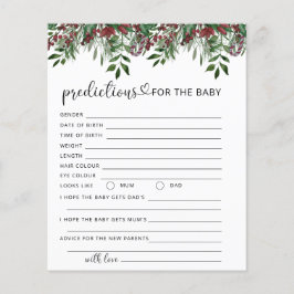 Previsões e conselhos sobre bebês verdes no Natal