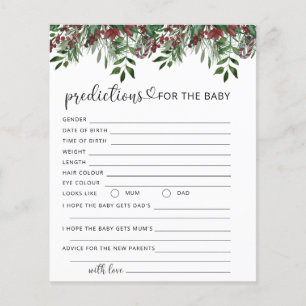 Previsões e conselhos sobre bebês verdes no Natal