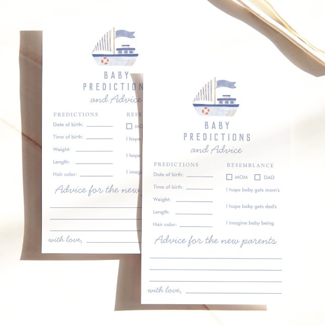 Previsões e conselhos sobre o Chá de fraldas náuti (Criador carregado)