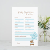 Previsões e Dicas para Baby Shower do Bebê Urso Az