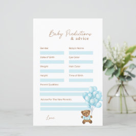 Previsões e Dicas para Baby Shower do Bebê Urso Az