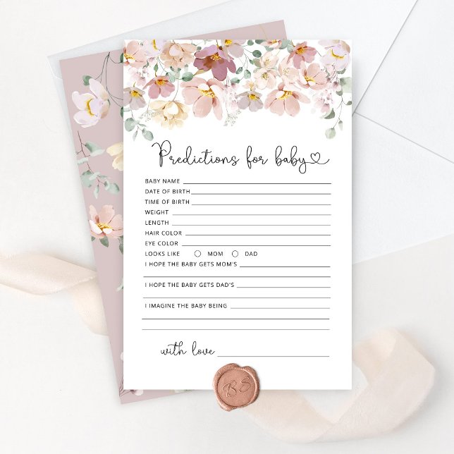 Previsões florais de flores silvestres reluzentes  (Criador carregado)