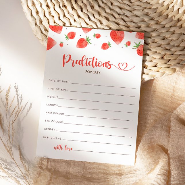 Previsões Para Cartão De Bebê, Chá de fraldas Berr (Criador carregado)