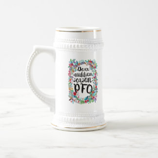 Prezada temporada de audição: caneca de cerveja ou