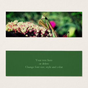 Prezando Mantis Nature Mini Bookmark
