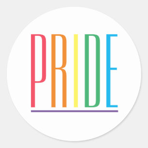 PRIDE pequenos adesivos redondos