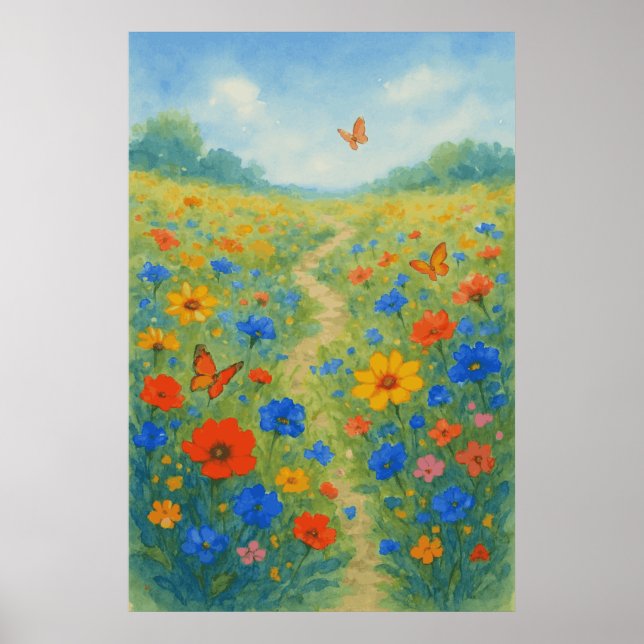 Primavera 7, Whispers de flor selvagem, Impressão  (Frente)