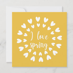 Primavera Amor, Pequeno Cartaz Simples