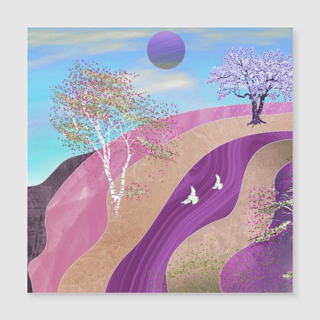 Primavera Blossomo Paisagem (Frente)