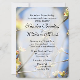 Primavera Blossoms Convite para Casamento