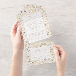 Primavera Boho Wildflower Pampas Wedding