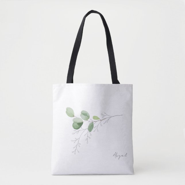 Primavera Botanical Custom Bridesmaid Bolsa (Frente)