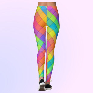 Primavera Color Blocks de Cor XS - XL Leggings