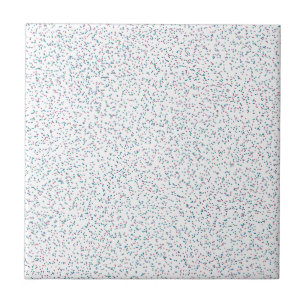 Primavera com pontos coloridos Azulejo cerâmico