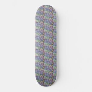 Primavera de abstrato Crocus Skateboard