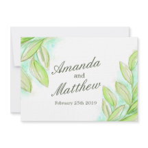 Primavera de aquarela simples deixa convite de cas