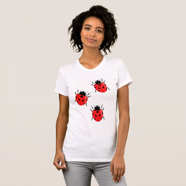 Primavera de Camiseta Ladybug (Frente Completa)