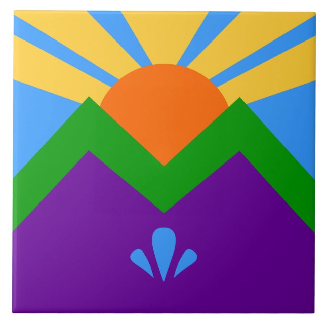 Primavera de Manitou Azulejo (Frente)