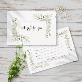 Primavera deixa o certificado de presente