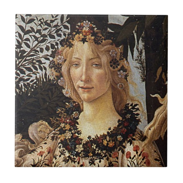 Primavera, Detalhe da Flora de Sandro Botticelli (Frente)