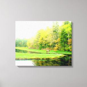 Primavera em canvas da angra de Otis