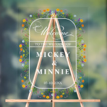 Primavera Floral Elegant Wedding Bem-vindo