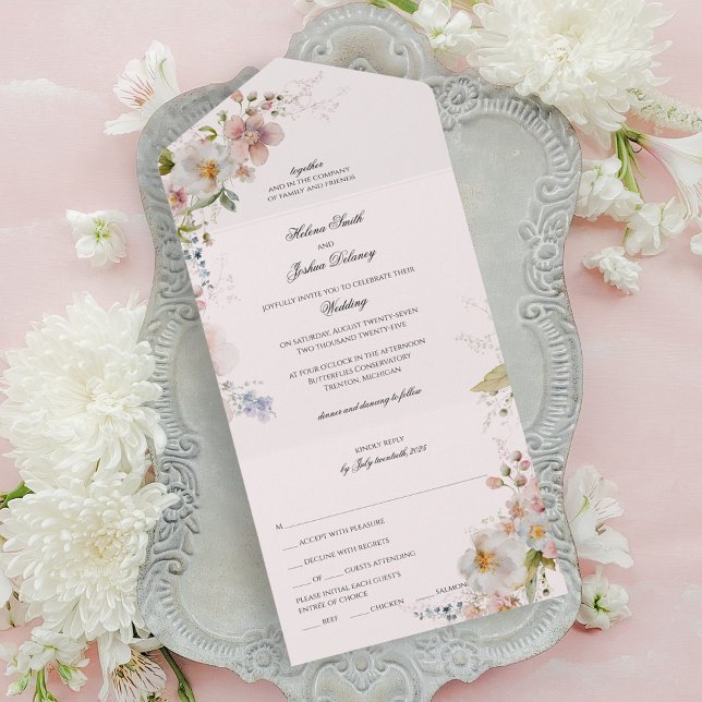 Primavera Floral Romântico All-in-One (Criador carregado)