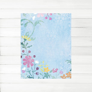Primavera Floral Scrapbook Paper