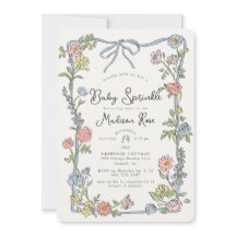 Primavera Garden Party Pastel Floral Baby Sprinkle