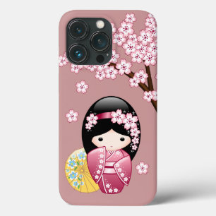 Primavera Kokeshi Doll - Bonita Mancha Japonesa a