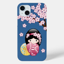 Primavera Kokeshi Doll - Bonita Mancha Japonesa em