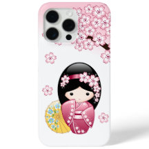 Primavera Kokeshi Doll - Garota Geisha Japonesa Bo