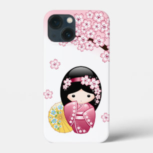 Primavera Kokeshi Doll - Garota Geisha Japonesa Bo