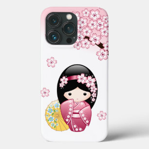 Primavera Kokeshi Doll - Garota Geisha Japonesa Bo