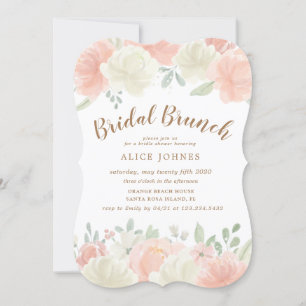 primavera leve convite para brunch floral