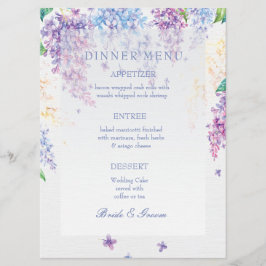 Primavera Lilac Flower Blossom-Floral Menu Casamen
