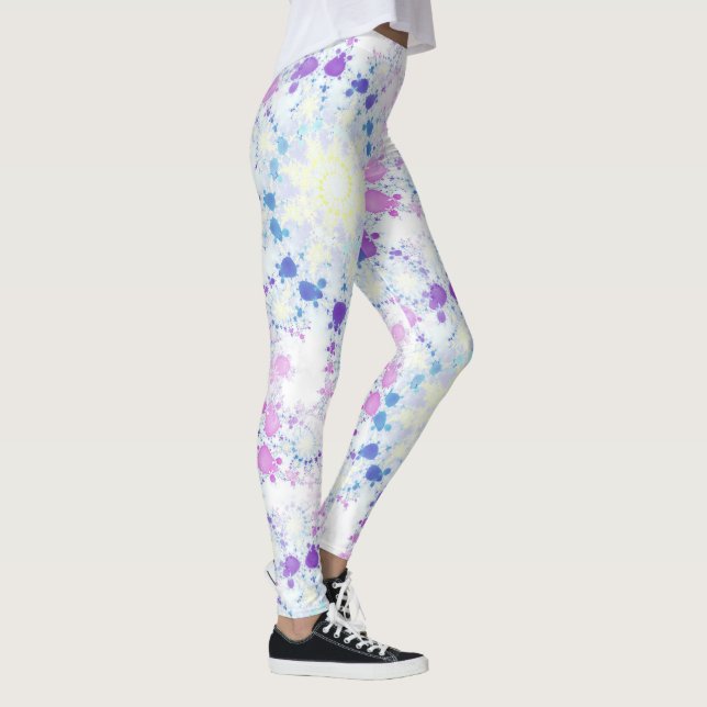 Primavera Mandala - Leggings All-Over-Impressão (Direita)