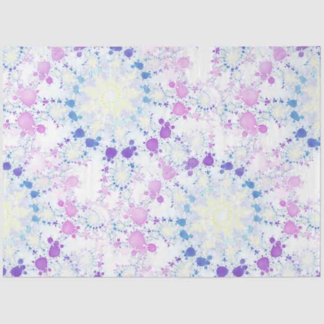 Primavera Mandala Um Papel Tecidual (Frente )