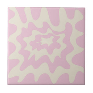 Primavera moderno de Greve de Onda em Marble Rosa