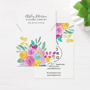 Primavera: Monitor de colar de bijuteria floreado