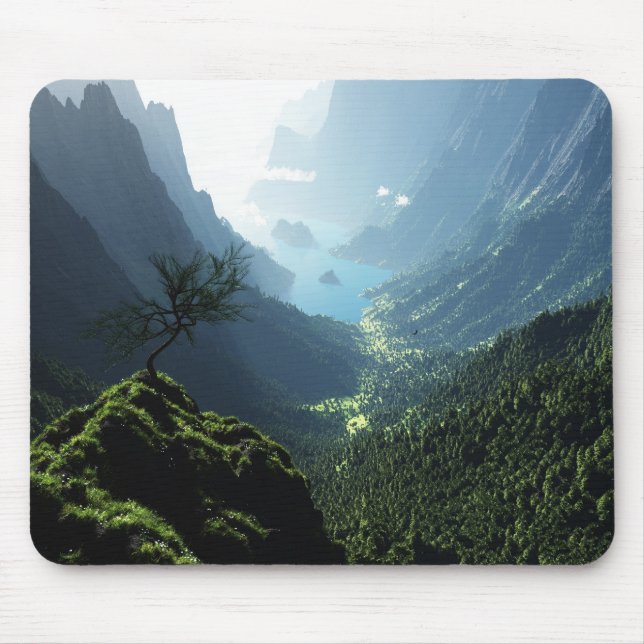 Primavera Mousepad das montanhas (Frente)