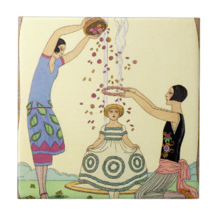 Primavera no azulejo do art deco de France